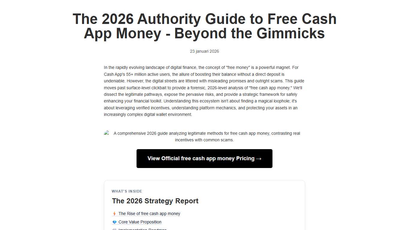The 2026 Authority Guide to Free Cash App Money - Beyond the Gimmicks – tech